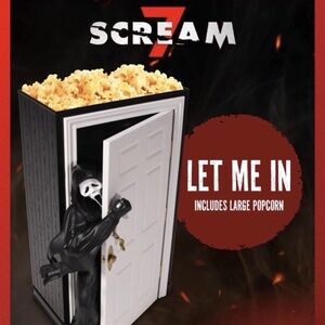 Scream 7 Ghostface Door Popcorn Bucket AMC Theaters Exclusive NEW